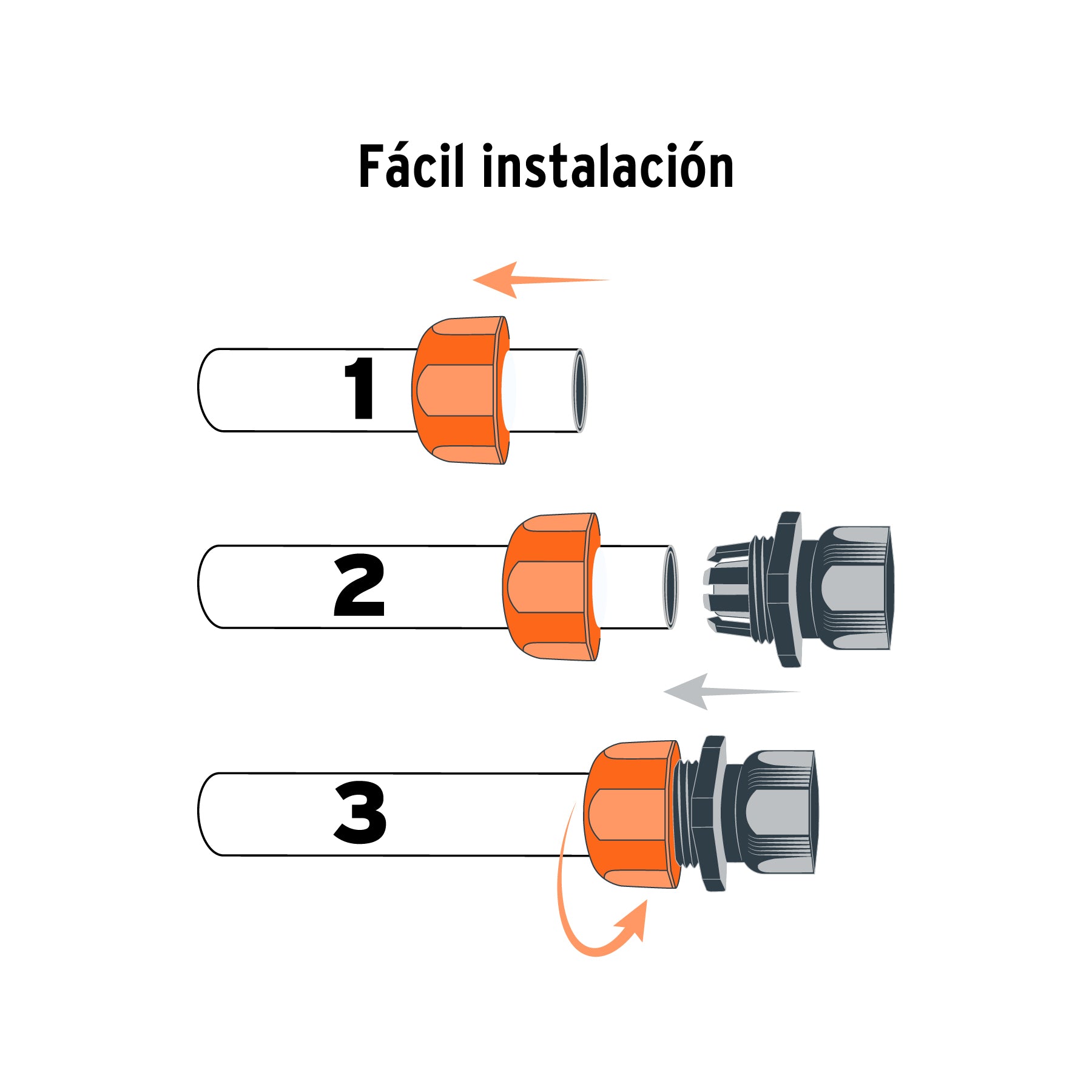 Acople rápido hembra 1/2¨ TRUPER CF-1/2T