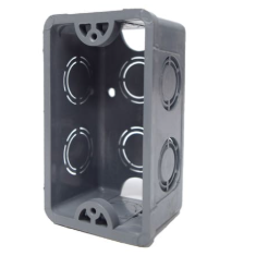 CAJA PVC RECTANGULAR PLASTICA UL