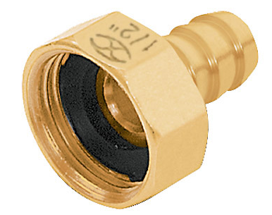 Acople para manguera hembra 1/2¨ Bronce TRUPER CF-1/2B