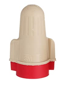 TERMINAL DE RESORTE (TORSION) ROJO/BEIGE 18-10AWG 3M UND