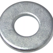 ARANDELA PLANA 1/4 GALVANIZADA