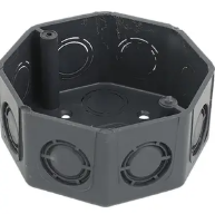 CAJA PVC OCTAGONAL PLASTICA UL