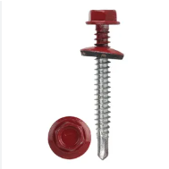 TORNILLO TECHO PUNTA BROCA 1/4 X 21/2" ROJO (100 POR PAQUETE)