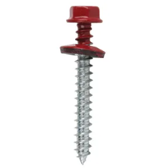 TORNILLO TECHO PUNTA FINA 1/4 X 2" ROJO (100 POR PAQUETE)