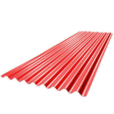 LAMINA RECTANGULAR #26 (0.45MM) ROJO X 1.09 X 3.66M DHF