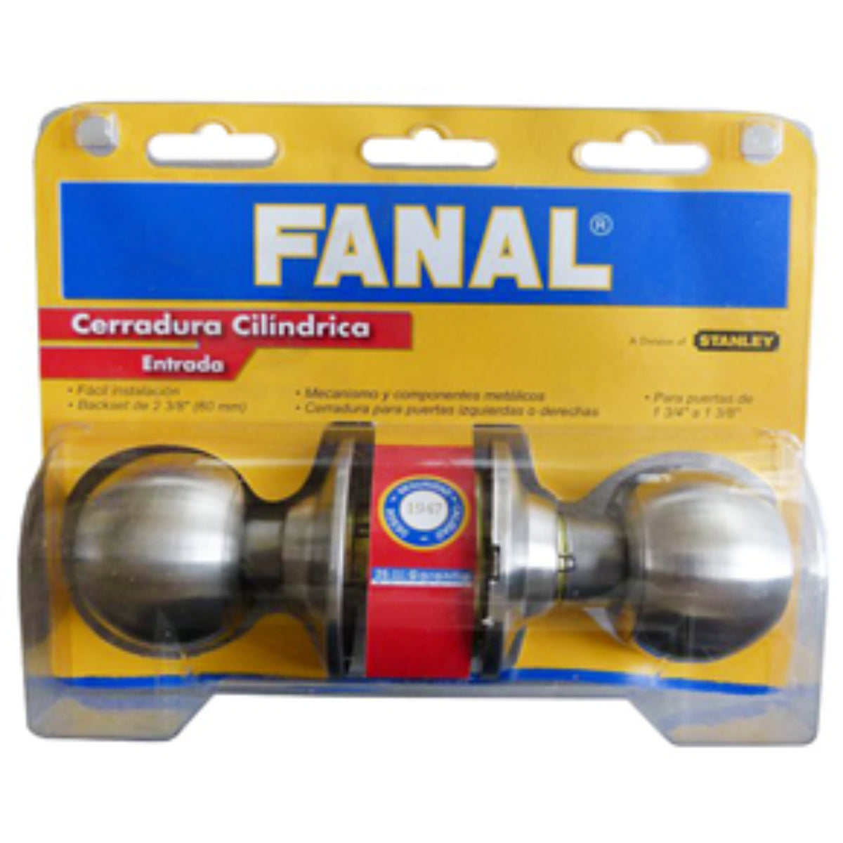 Cerradura Bola Seguro Satin 32D Fanal 90430-006