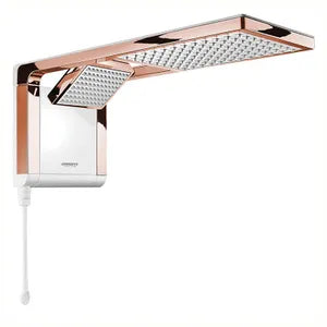 Thermoducha Aqua Duo Blanco-Oro Rosa 127V Lorenzetti 7517251