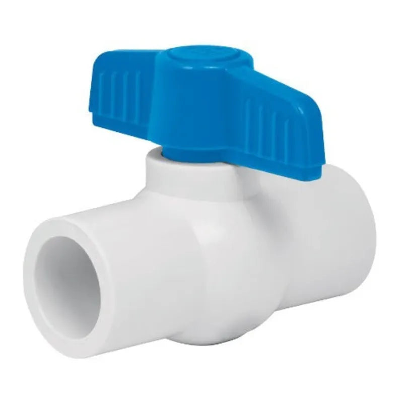 Llave de Paso Pvc 3/4" Azul
