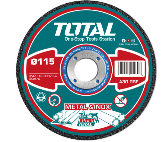 Disco corte metal 4 1/2" TOTAL TAC22111550