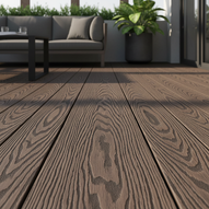 Piso Deck café oscuro 14cm x 25mm x 2.70m