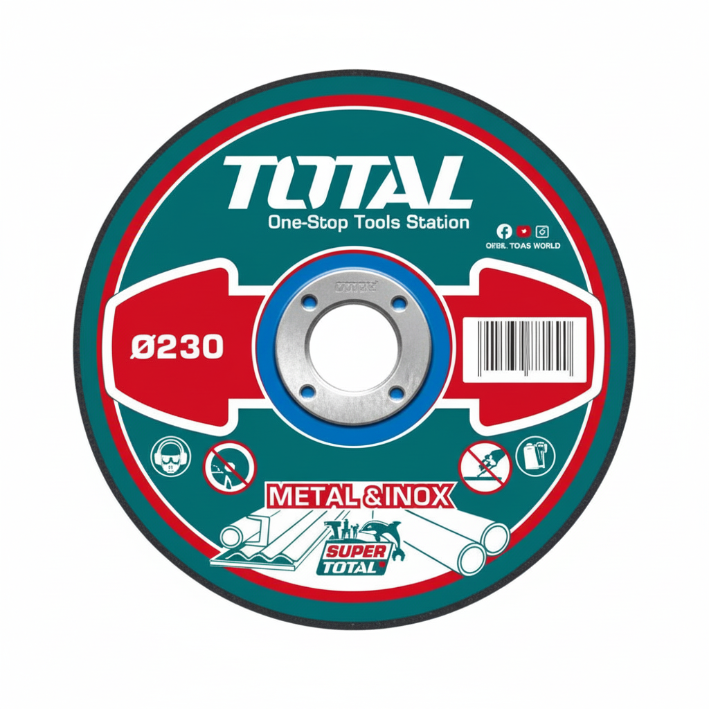 Disco de corte TOTAL Ø230 fondo blanco