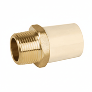 Adaptador cpvc macho con inserto metálico 1/2