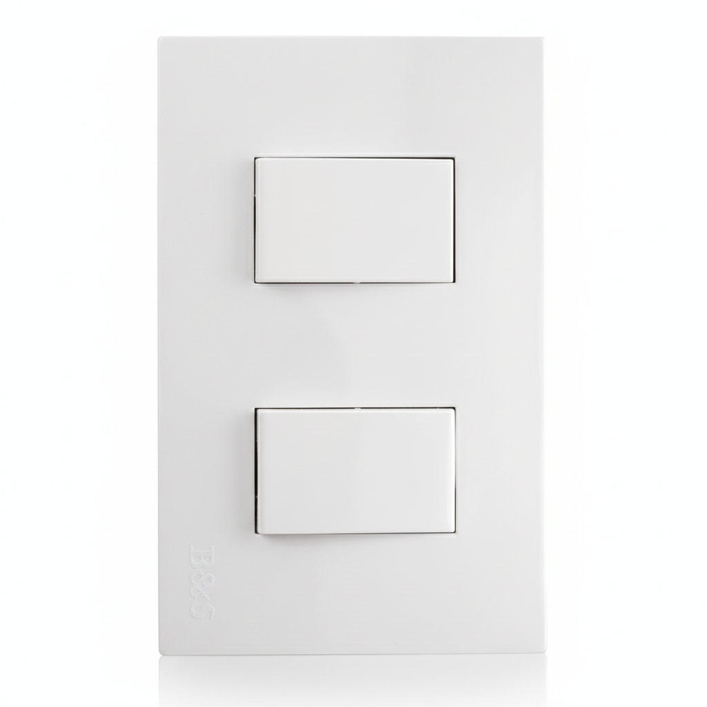 Interruptor doble estilo catálogo