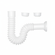 Sifón para desagüe flexible 1 1/2